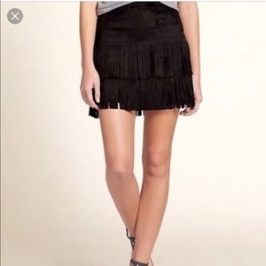 Hollister fringe skirt